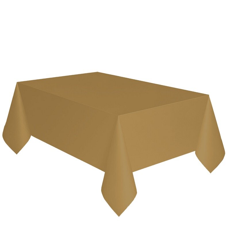 Tischdecke aus Papier - Gold 137 x 274 cm