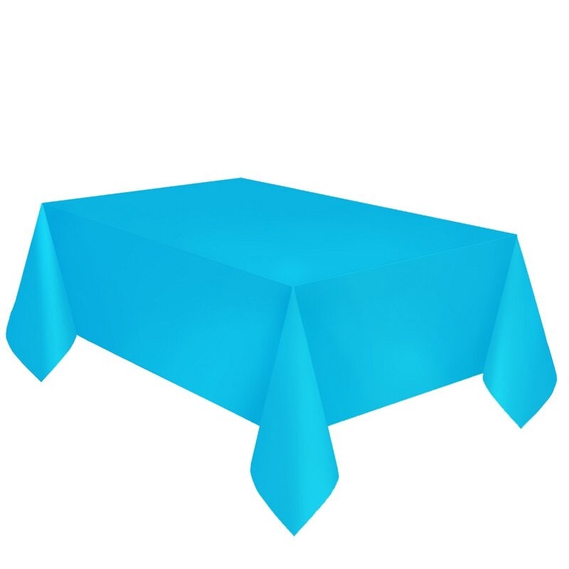 Tischdecke aus Papier - Blau 137 x 274 cm