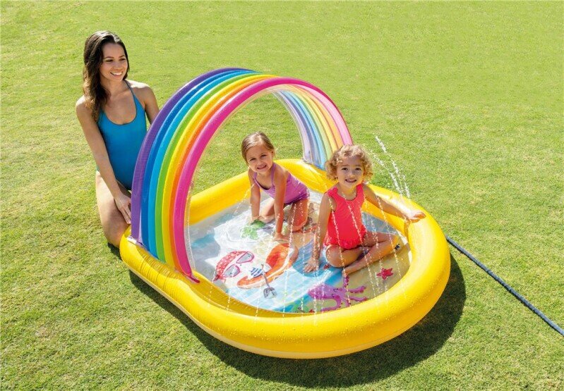 Intex Spritzpool Regenbogen 147 cm