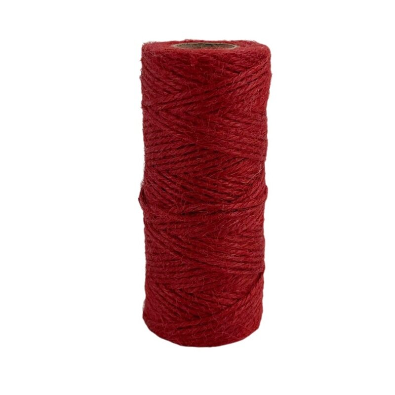 Juteschnur Rot 50 Meter