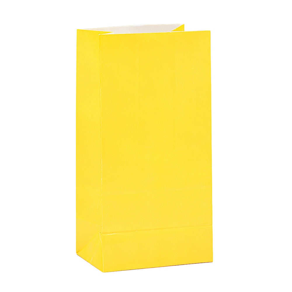 Geschenktüten - Gelb 12er-Pack
