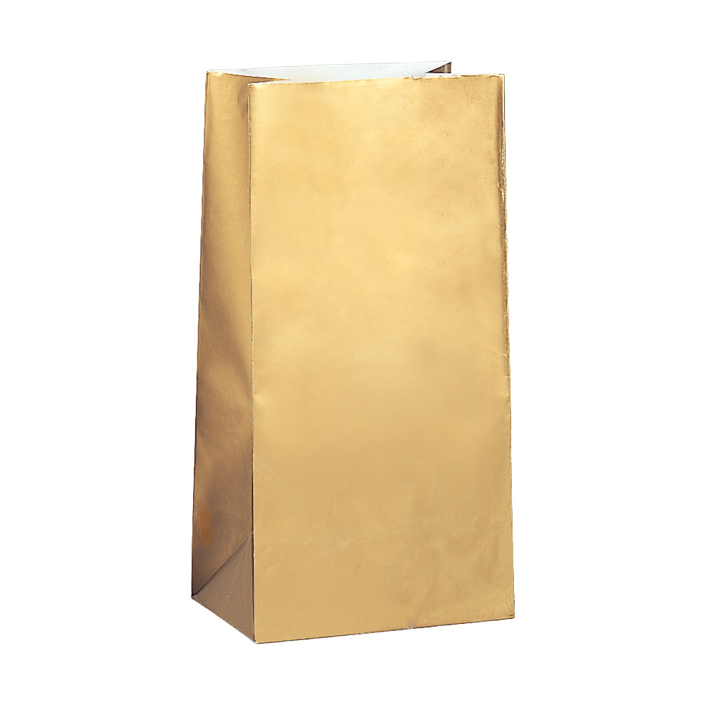 Geschenktüten - Goldmetallic 10er-Pack