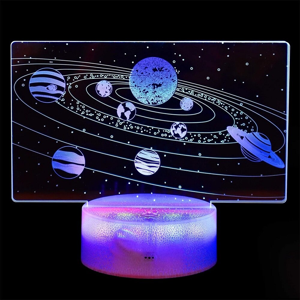 LED Lampe 3D Planetarium