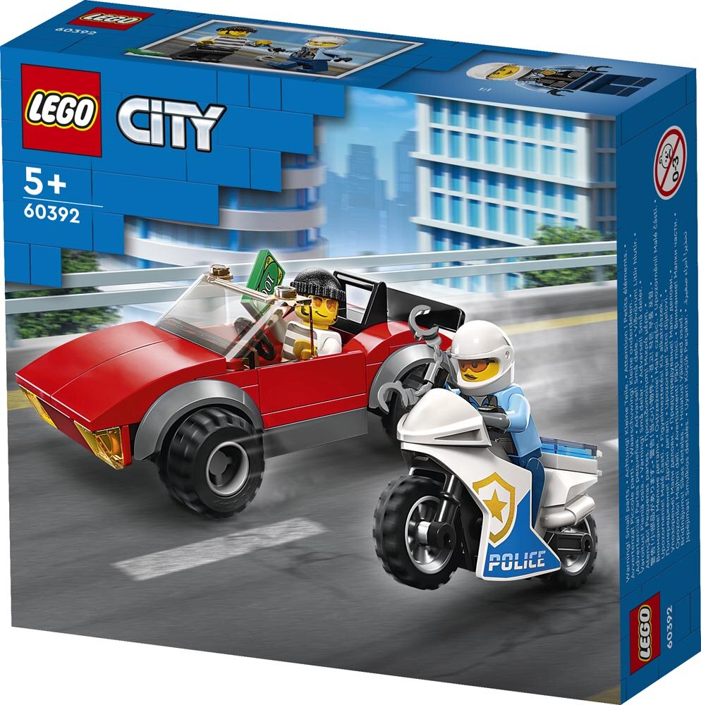 LEGO City - Verfolgungsjagd mit dem Polizeimotorrad 5+