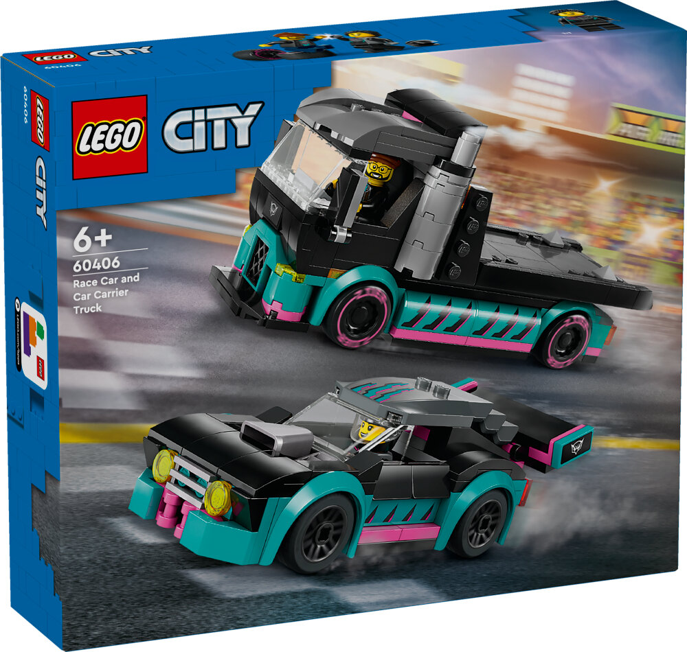 LEGO City - Autotransporter mit Rennwagen 6+