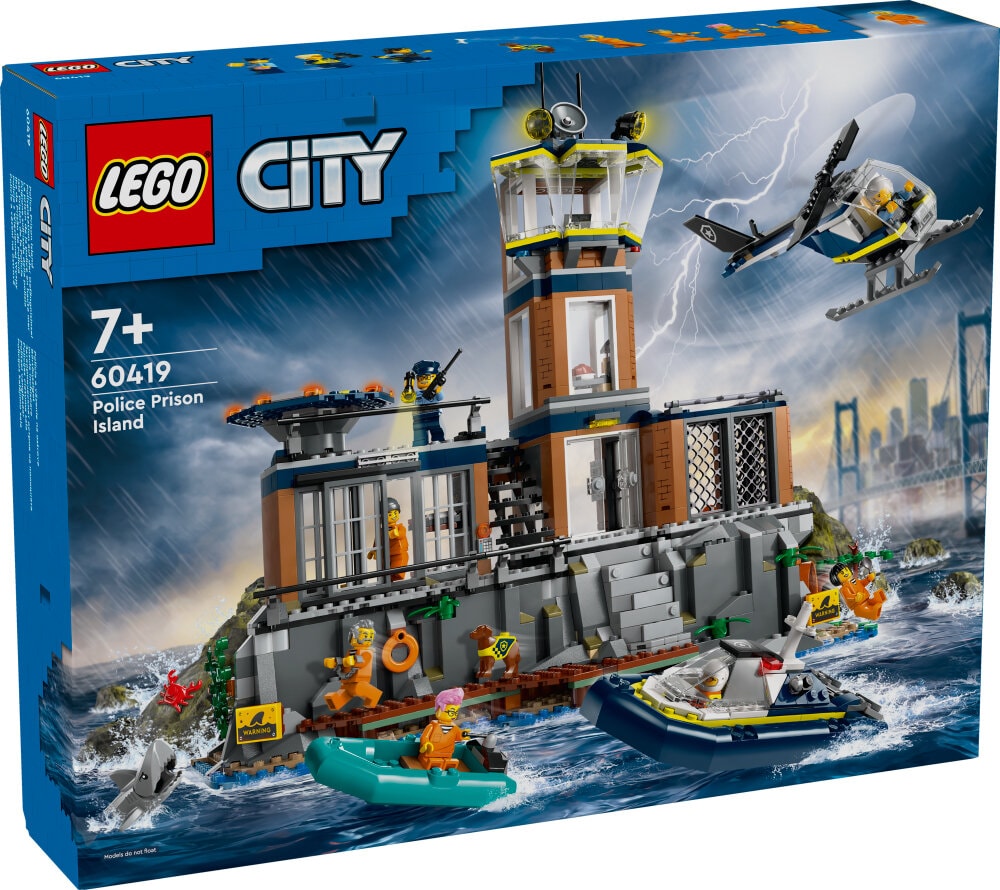 LEGO City - Polizeistation auf der Gefängnisinsel 7+
