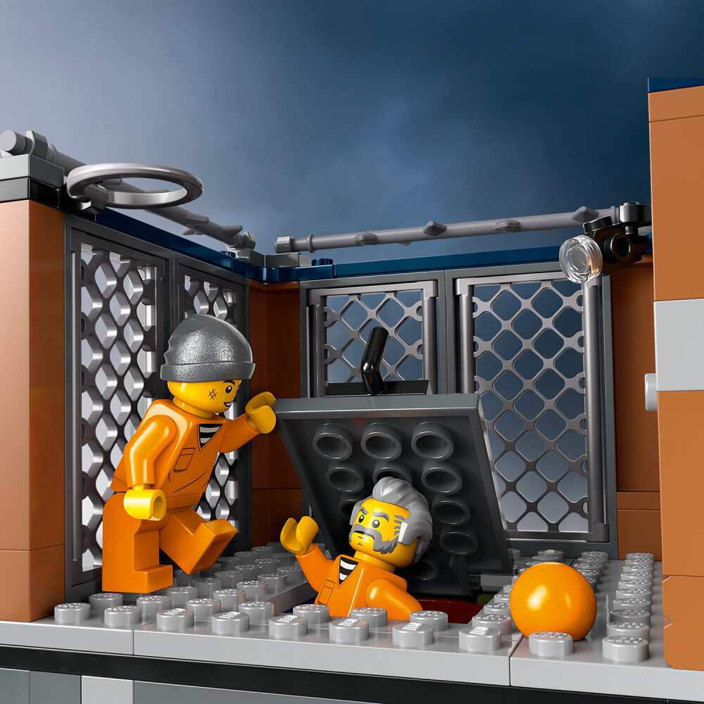 LEGO City - Polizeistation auf der Gefängnisinsel 7+