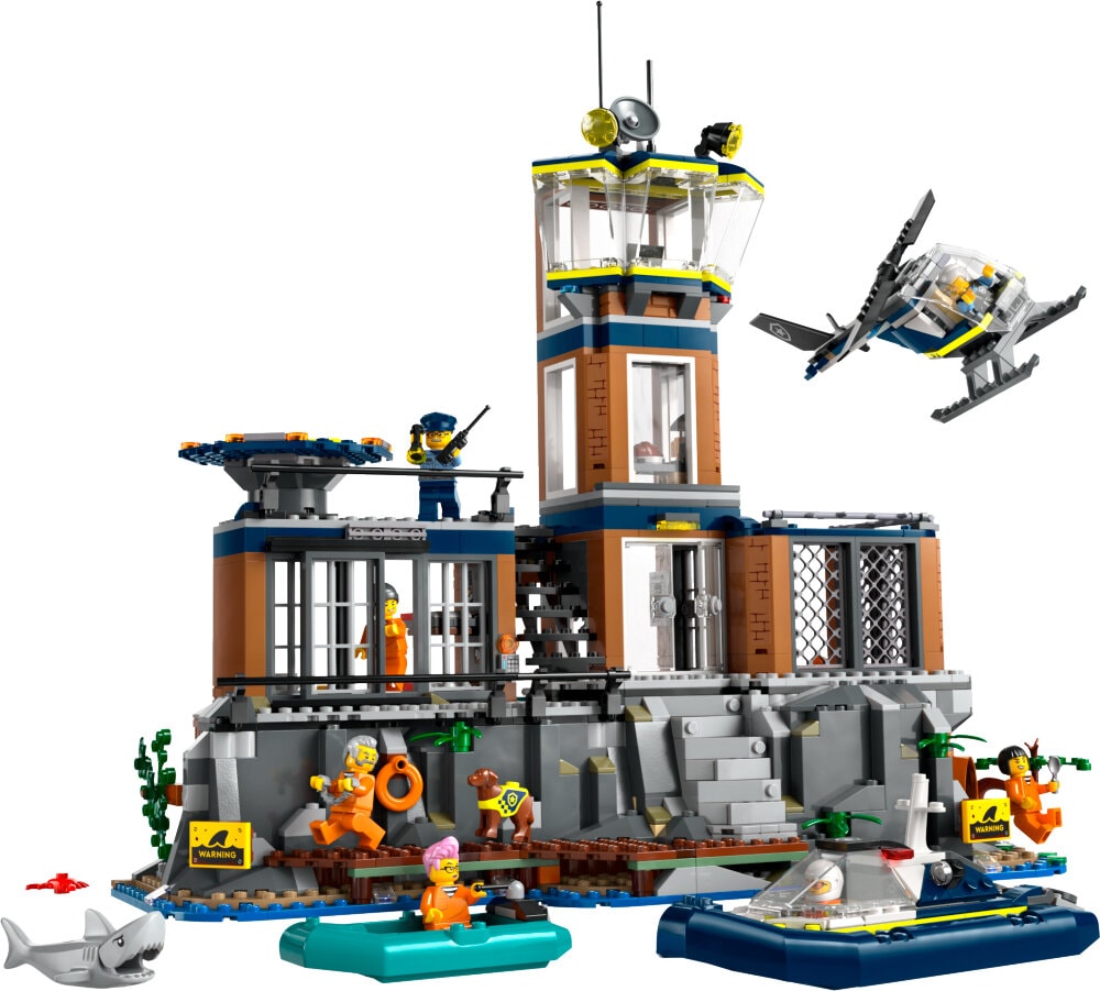 LEGO City - Polizeistation auf der Gefängnisinsel 7+