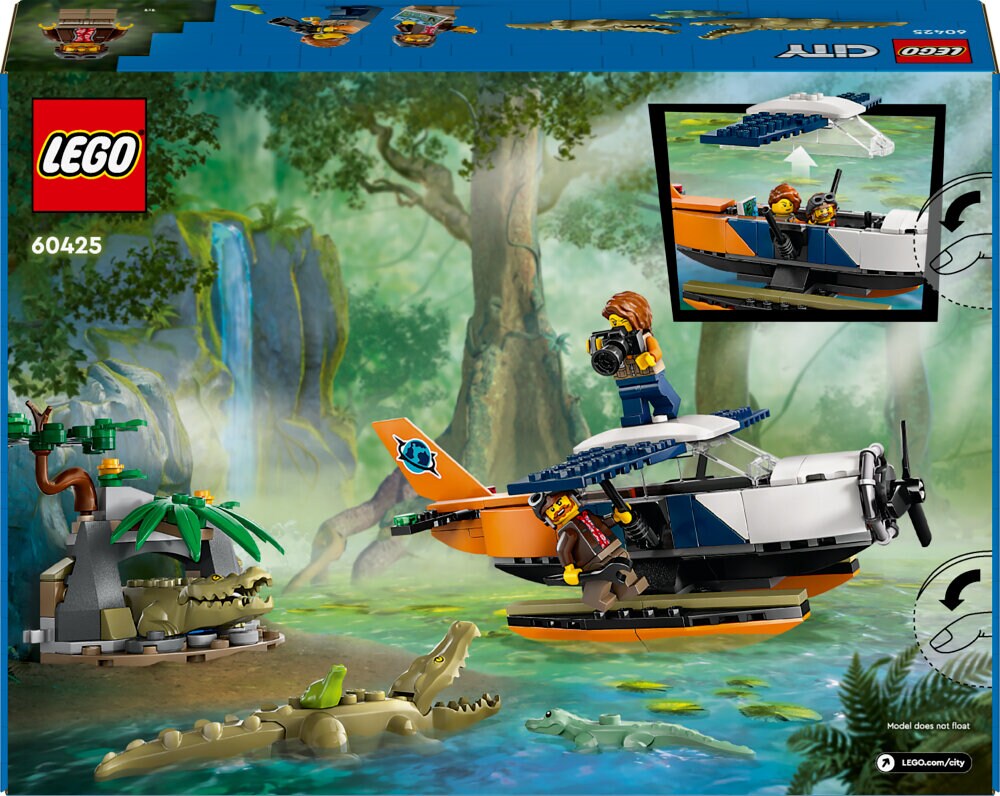 LEGO City - Dschungelforscher-Wasserflugzeug 6+