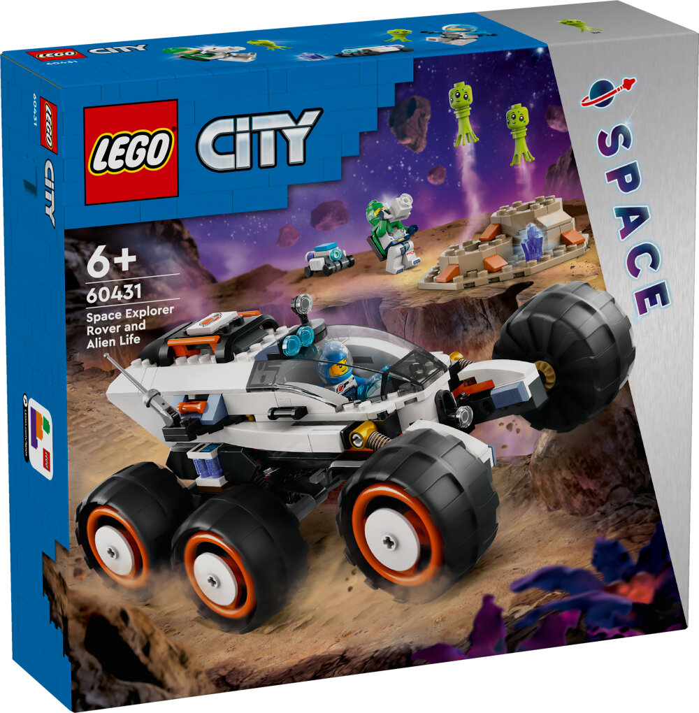 LEGO City - Weltraum-Rover mit Außerirdischen 6+