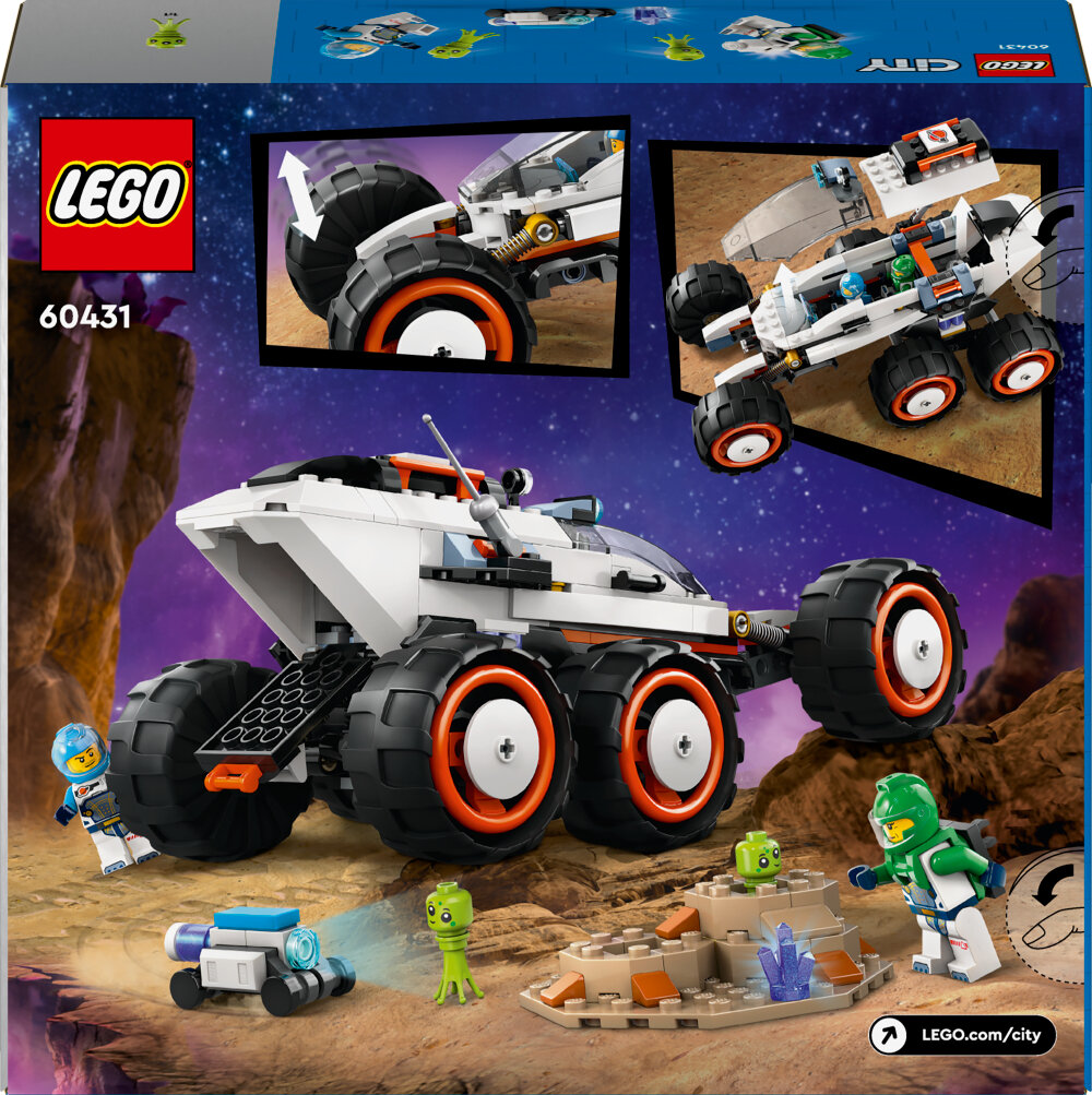 LEGO City - Weltraum-Rover mit Außerirdischen 6+