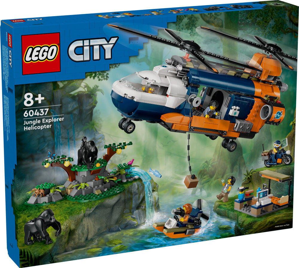 LEGO City - Dschungelforscher-Hubschrauber 8+