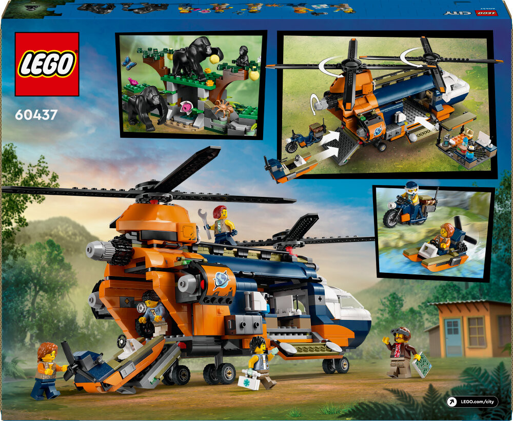 LEGO City - Dschungelforscher-Hubschrauber 8+