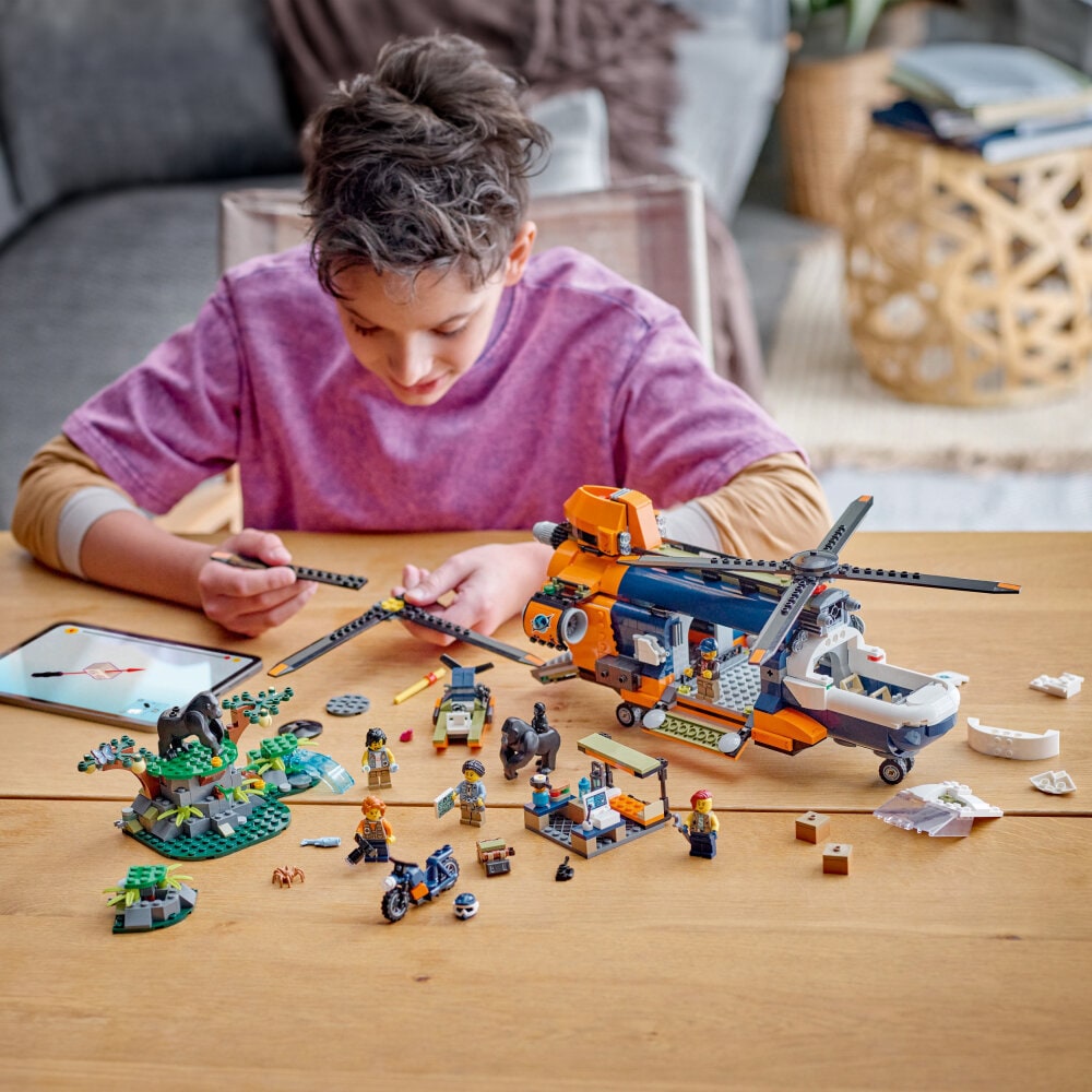 LEGO City - Dschungelforscher-Hubschrauber 8+