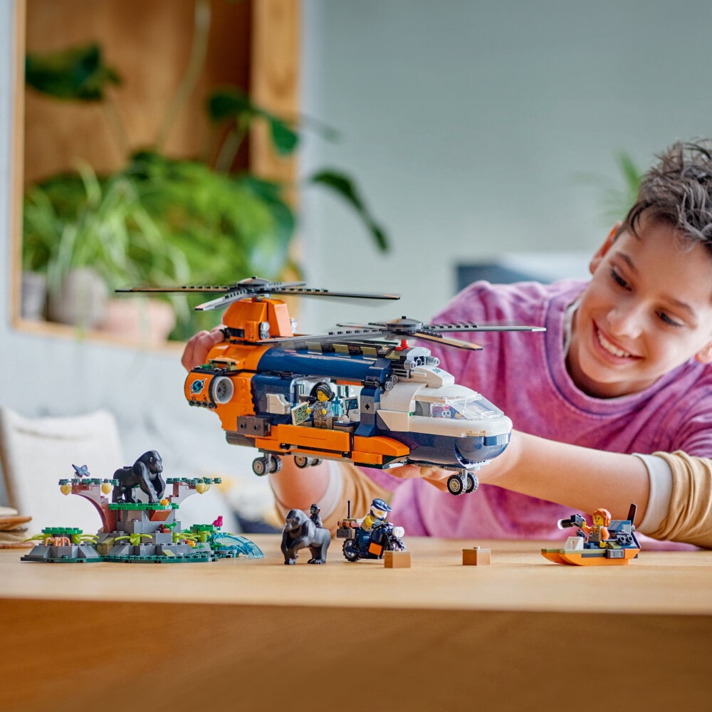 LEGO City - Dschungelforscher-Hubschrauber 8+