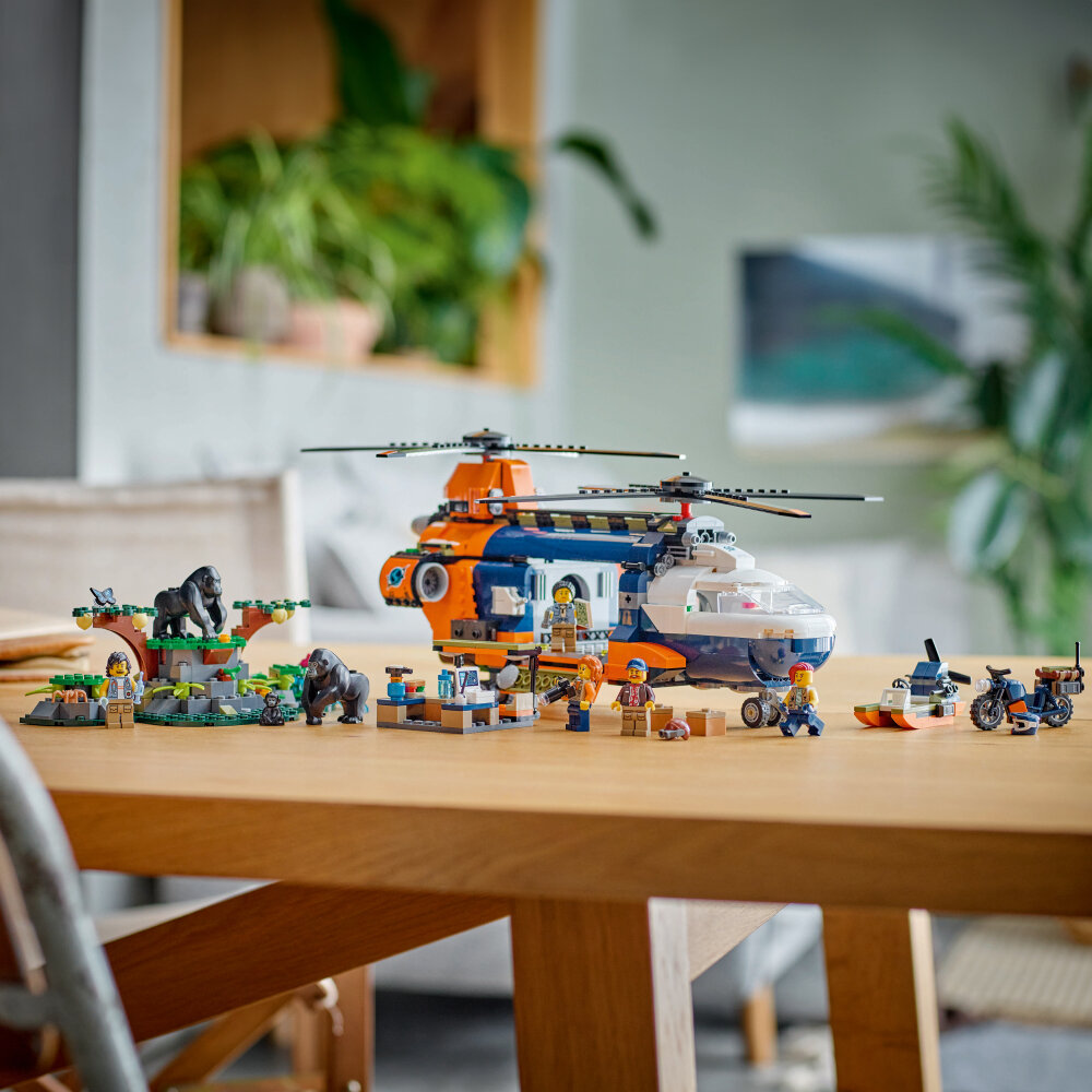 LEGO City - Dschungelforscher-Hubschrauber 8+