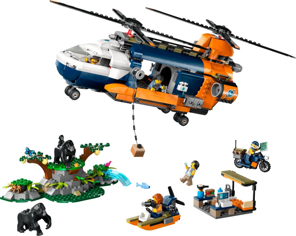 LEGO City - Dschungelforscher-Hubschrauber 8+