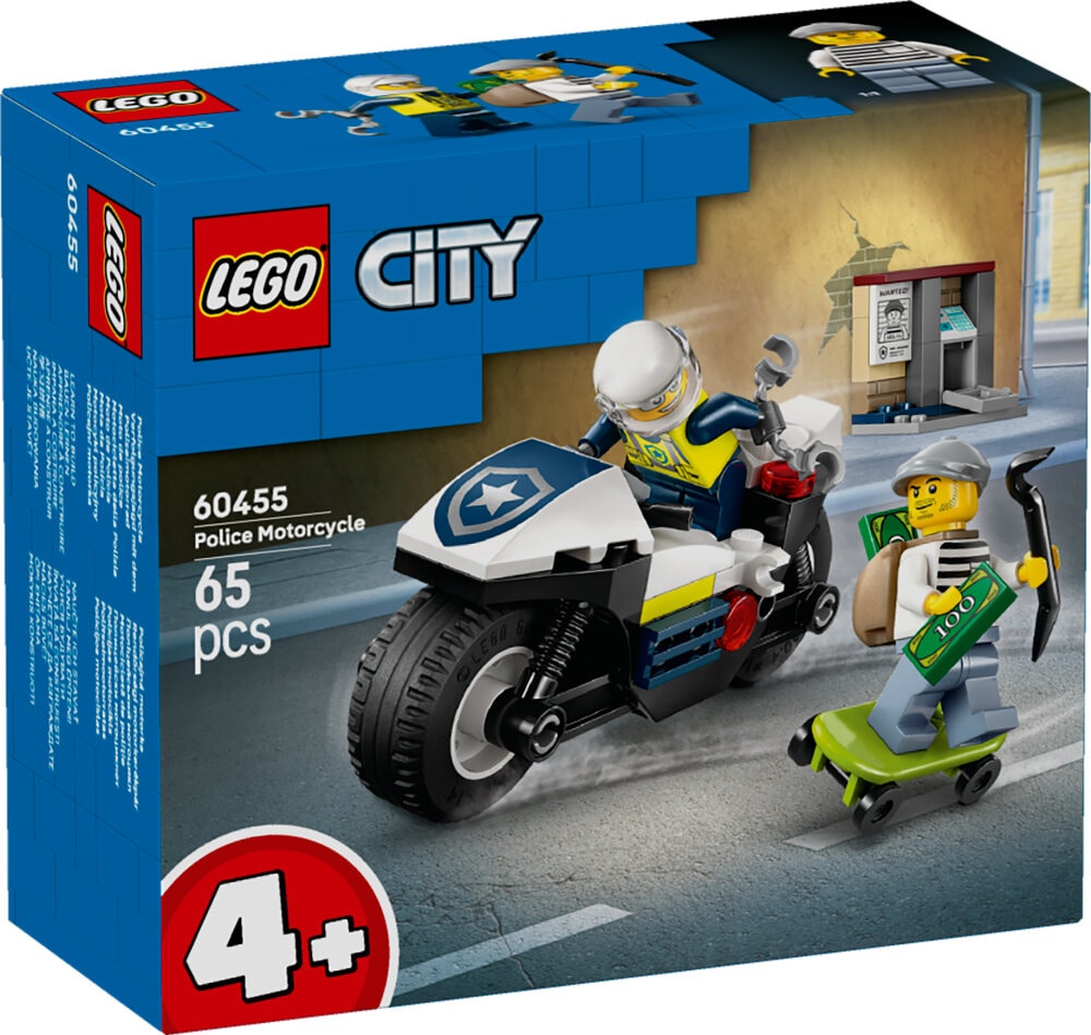 LEGO City - Verfolgungsjagd mit dem Polizeimotorrad 4+