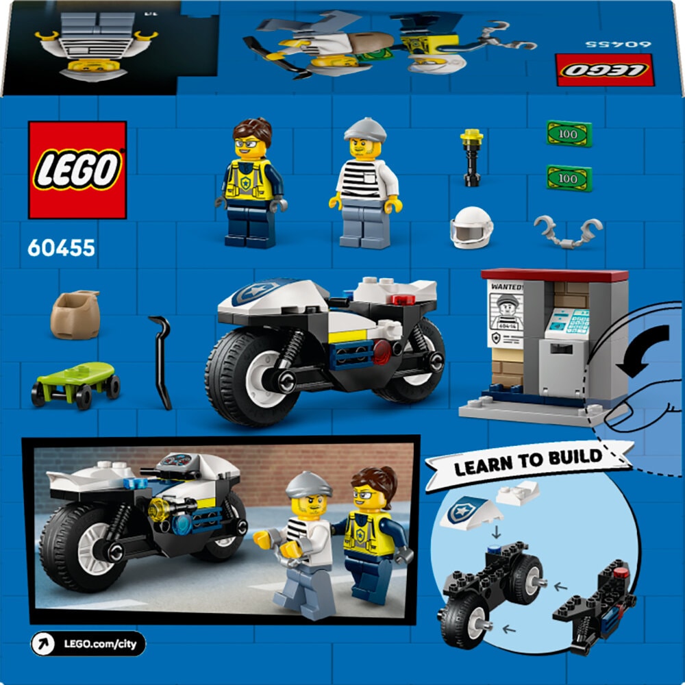 LEGO City - Verfolgungsjagd mit dem Polizeimotorrad 4+