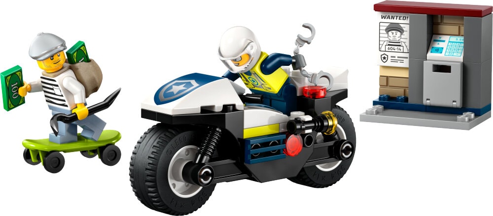 LEGO City - Verfolgungsjagd mit dem Polizeimotorrad 4+