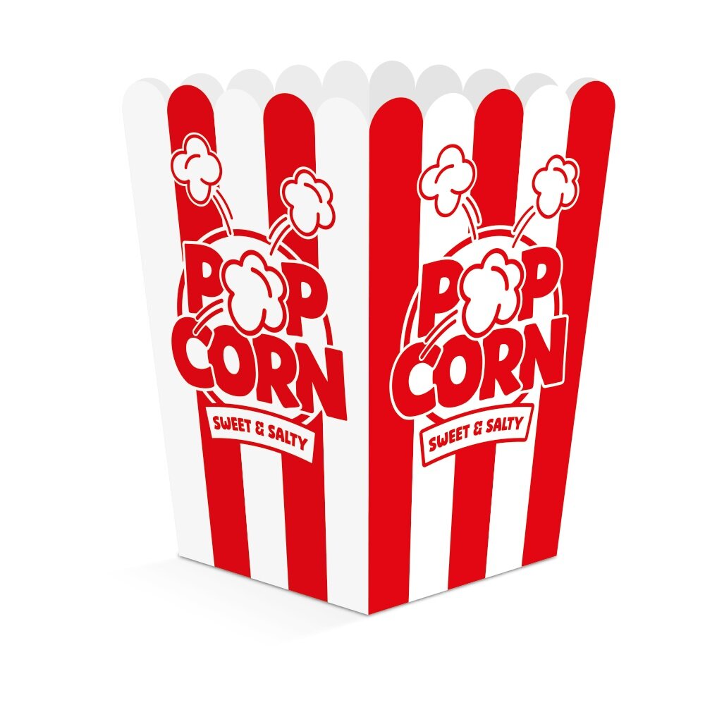 Klassische Popcornboxen 8er-Pack