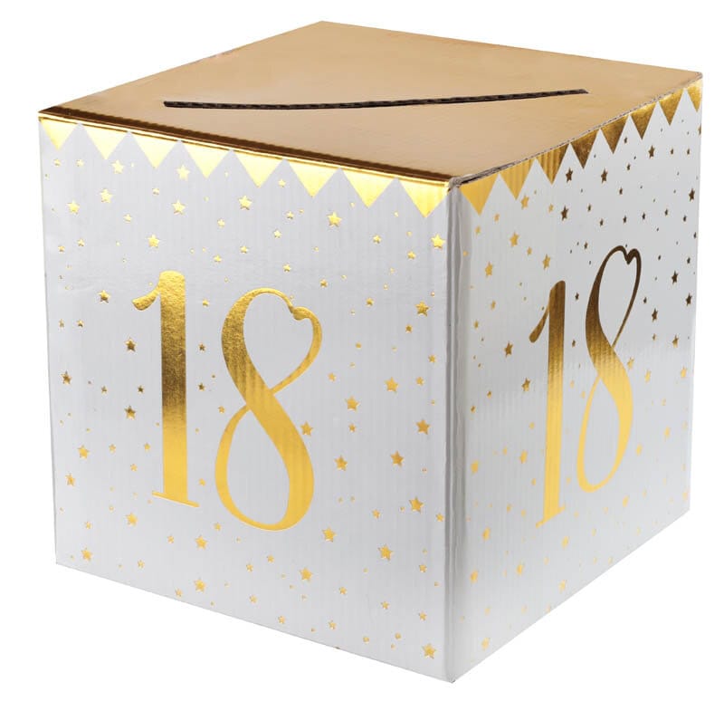 Geschenkbox zum 18. Geburtstag
