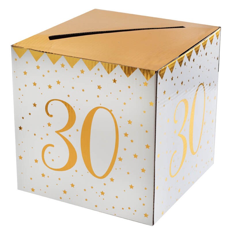 Geschenkbox zum 30. Geburtstag