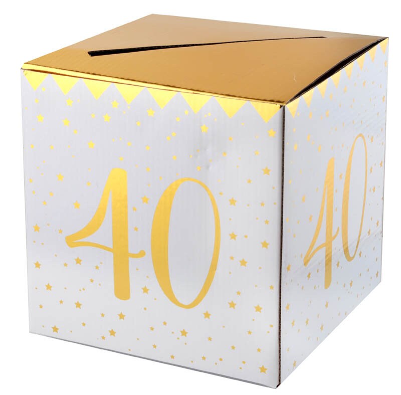 Geschenkbox zum 40. Geburtstag