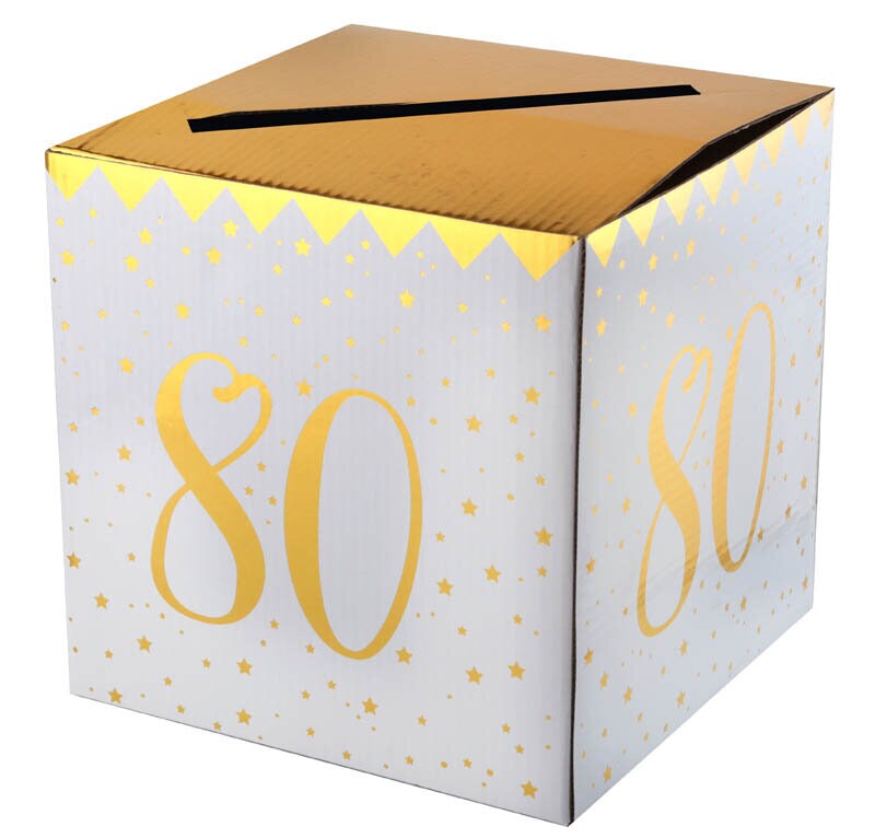 Geschenkbox zum 80. Geburtstag