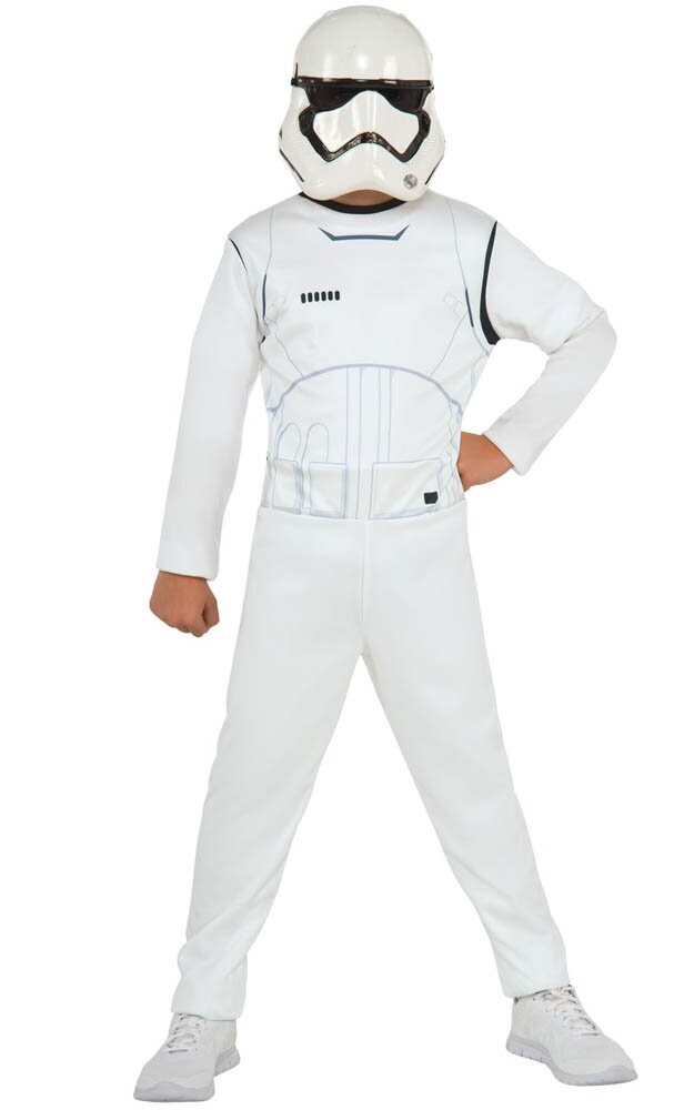 Stormtrooper Einteiler Kinderkostüm 7-8 Jahre (122-128 cm)