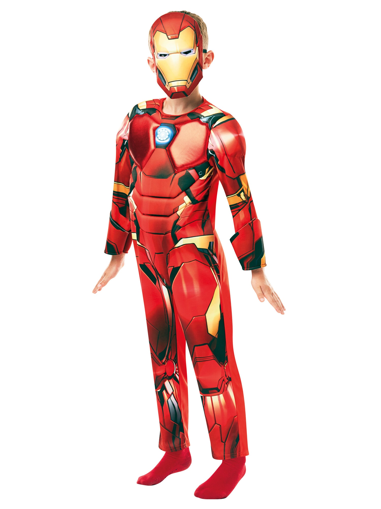 Iron Man Kinderkostüm Deluxe 7-8 Jahre (122-128 cm)