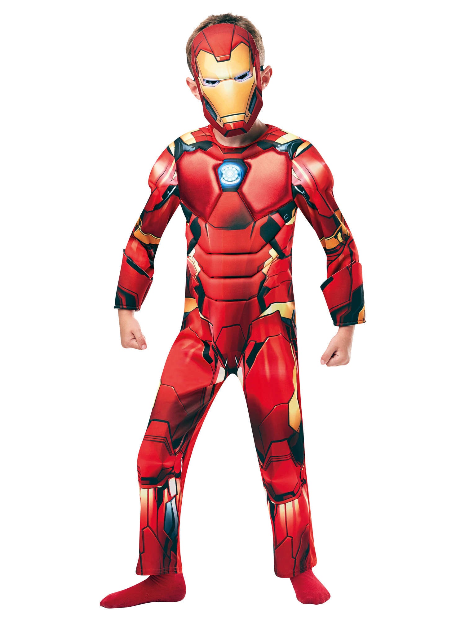 Iron Man Kinderkostüm Deluxe 7-8 Jahre (122-128 cm)