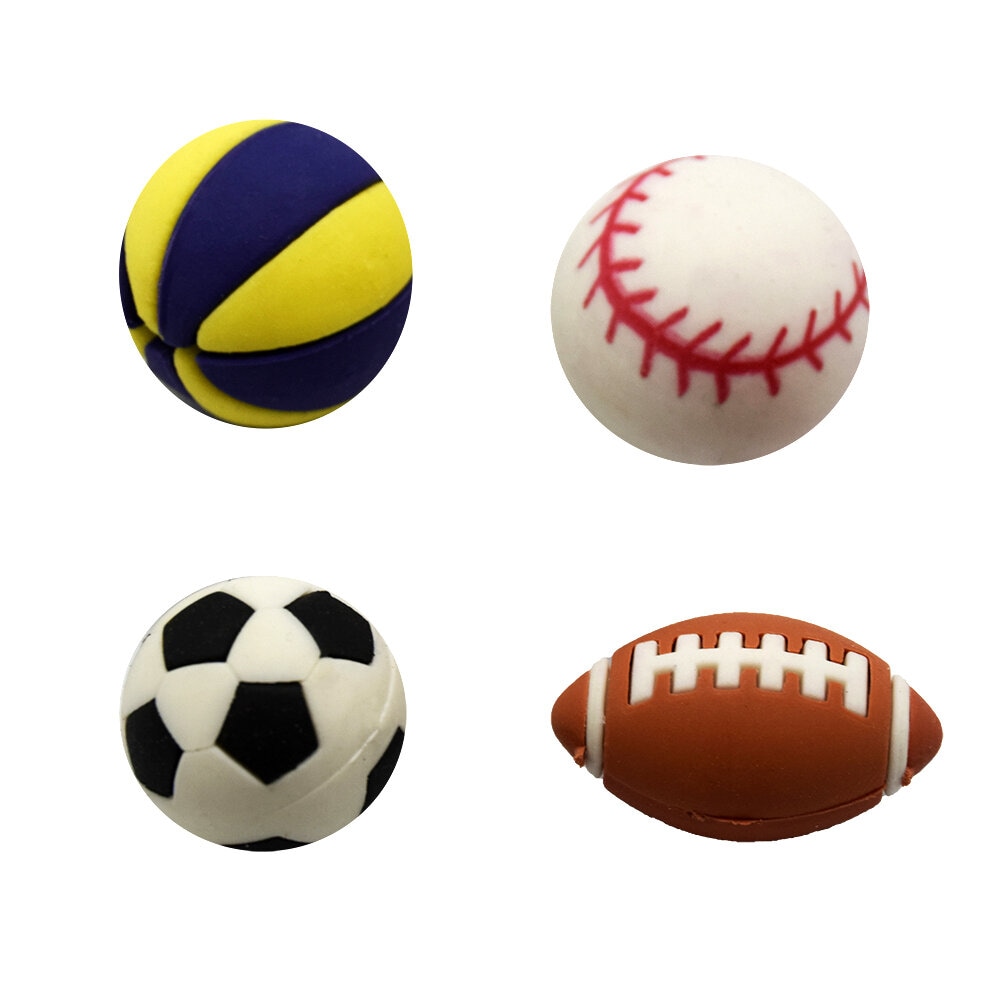Radiergummis Sportbälle 4er-Pack