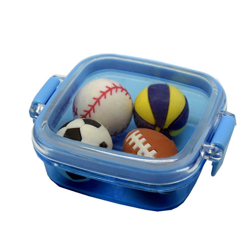 Radiergummis Sportbälle 4er-Pack