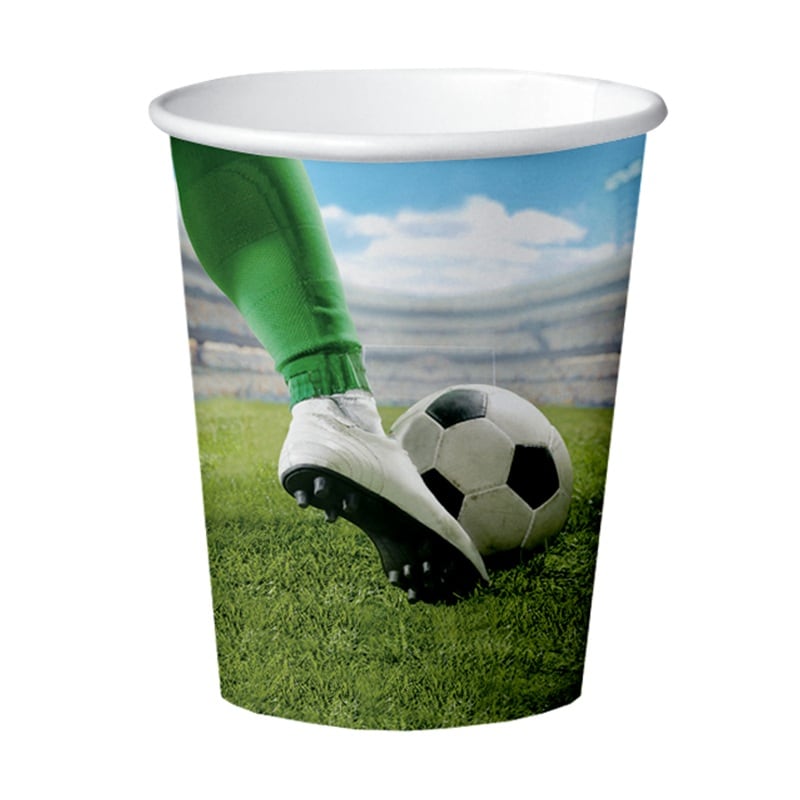 Pappbecher Fußball 8er-Pack