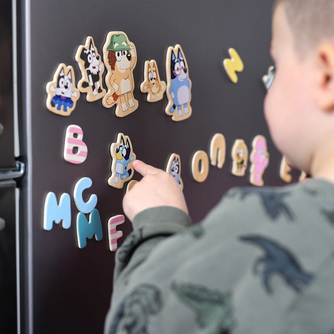 Bluey Magnetische Holzbuchstaben