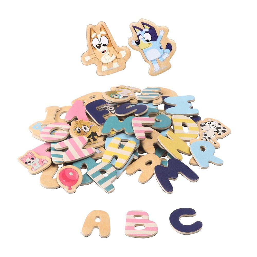 Bluey Magnetische Holzbuchstaben