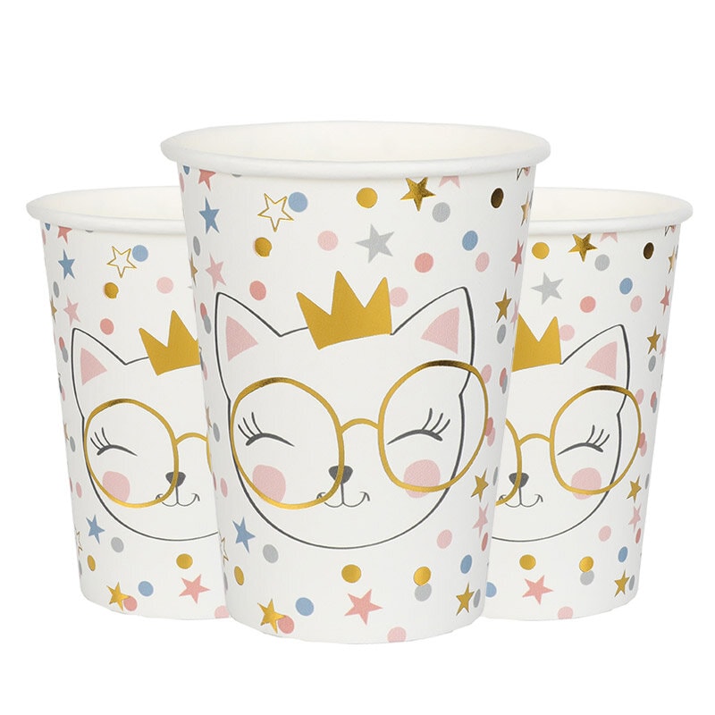 Kitty Party - Pappbecher 10er-Pack