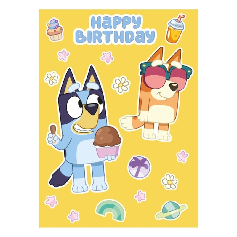 Bluey Geburtstagskarte