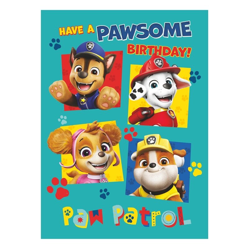 Paw Patrol Geburtstagskarte