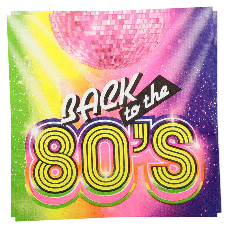 Back to the 80s - Servietten 20er Pack