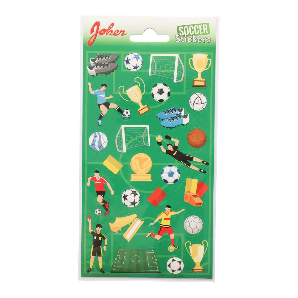 Sticker mit Fußballmotiv 27er-Pack