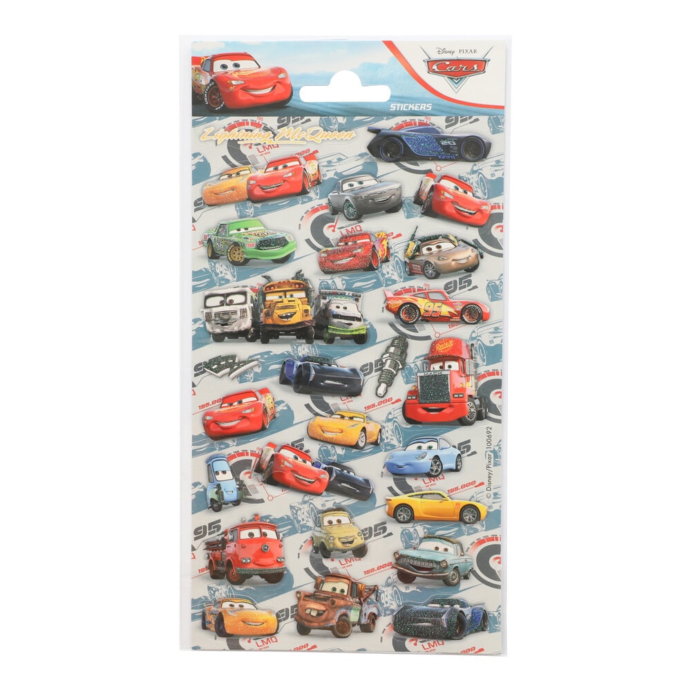 Disney Cars Glitzer-Sticker 24er-Pack