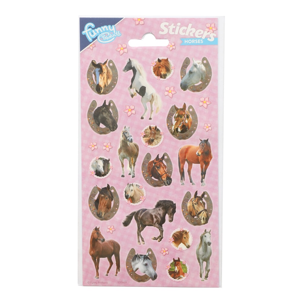 Sticker mit Pferden 20er-Pack