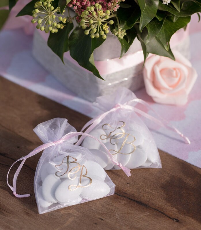 Baby Girl - Organza Beutel 6er-Pack