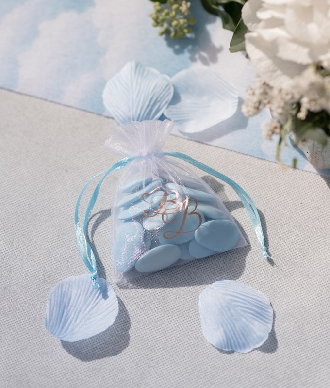 Baby Boy - Organza Beutel 6er-Pack