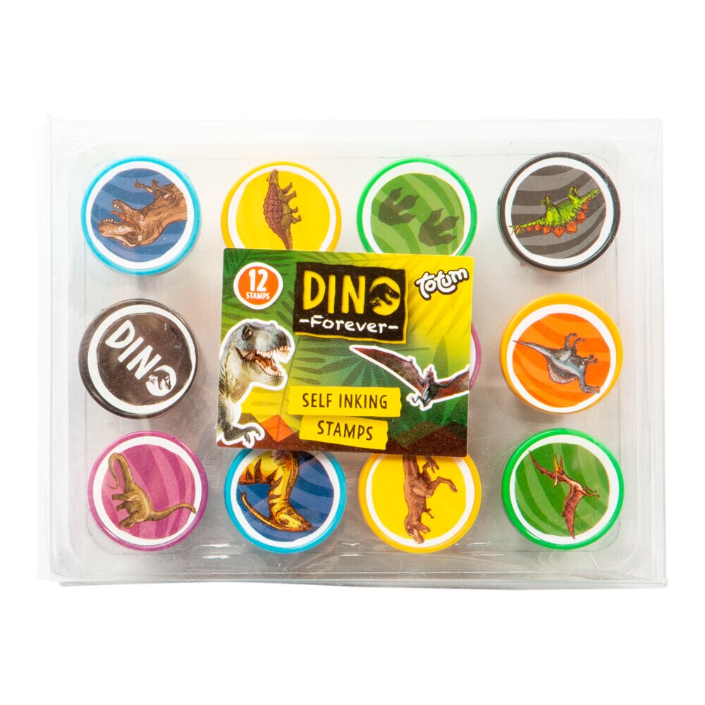 Stempelset Dinosaurier 12er-Pack