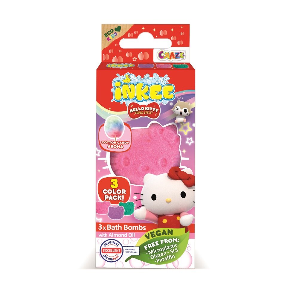 Hello Kitty Badebomben 3er-Pack