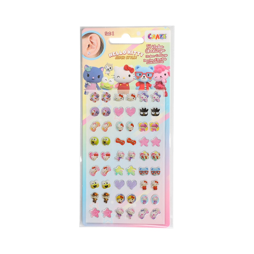 Hello Kitty Sticker-Ohrringe