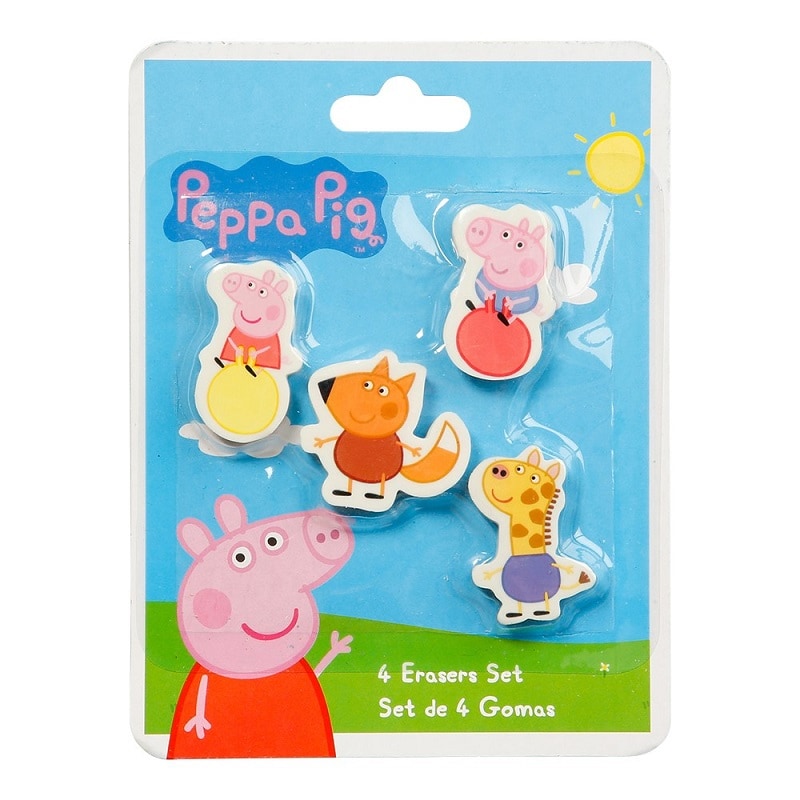 Peppa Wutz - Radiergummis 4er-Pack